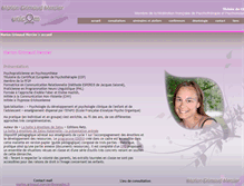 Tablet Screenshot of marion-grimaud-mercier.com